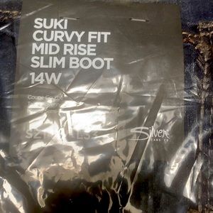 Brand new Suki Curvy Silver jeans